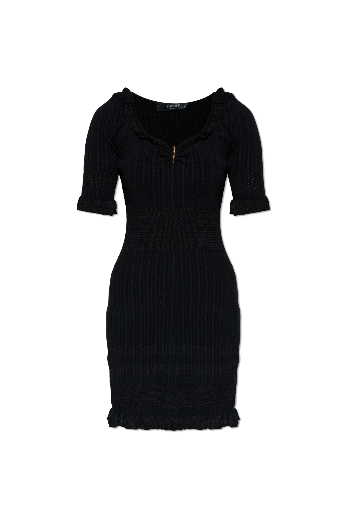 【関税＆送料込み】Versace Dress Clothing Versace Dress with decorative safety pin | Women's Clothing